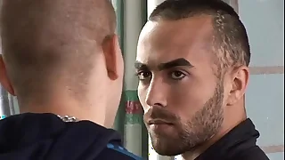 Jordan Asmodeus fucks hard Fostter Riviera on sneakers